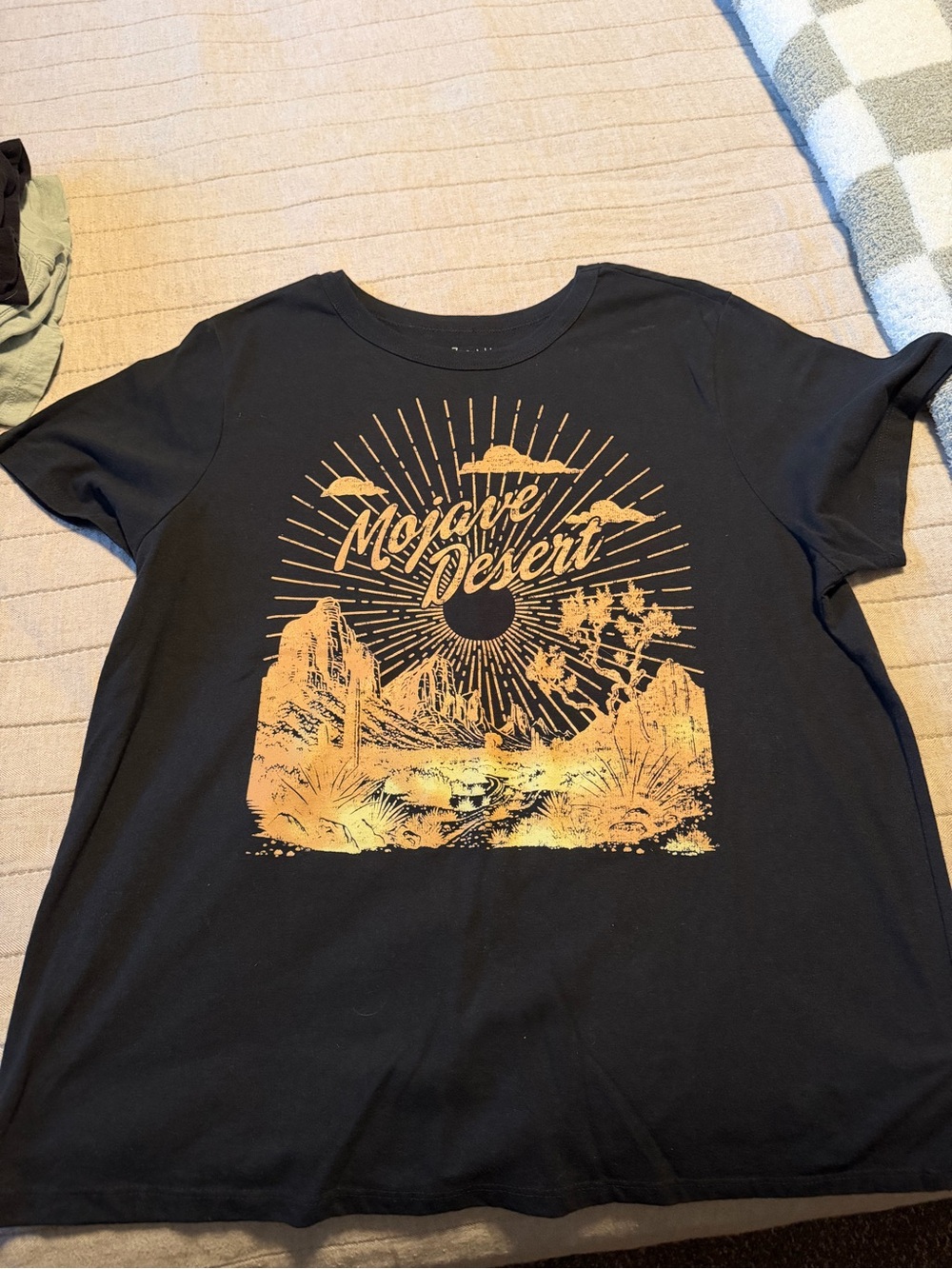 Black Mojave Desert Graphic Women’s T-Shirt